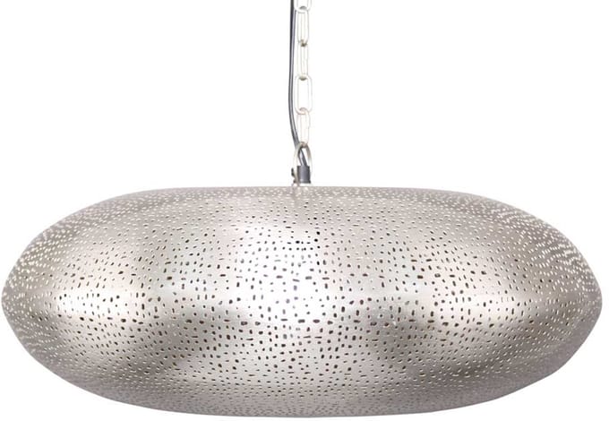 Safaary - Oosterse Hanglamp Sharida Nikkel Goud Ø 49 x 23cm