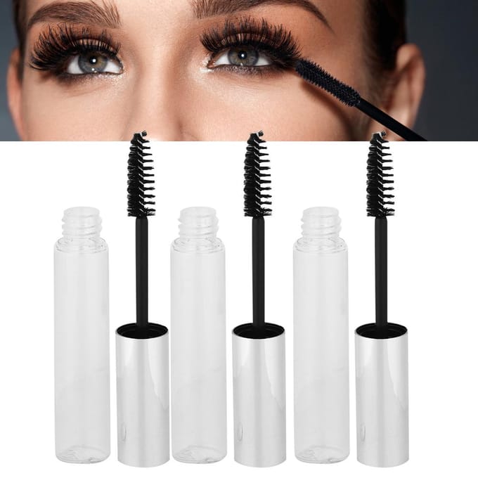 20 stuks Lege Mascaratube Hervulbare Container Wimpergroeiolie Dispenserfles white