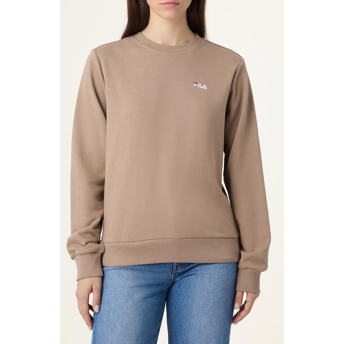 FILA Lierna Regular Crewneck Sweatshirt Taupe Gray Taglia: M | Maglioni a maglia Outlet | Donna | Nero