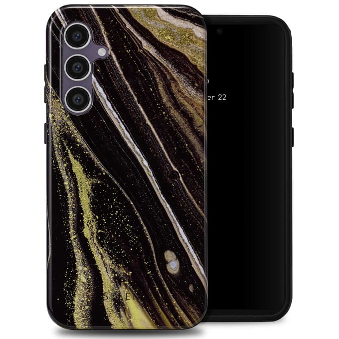 Selencia Hoesje - Geschikt voor Samsung Galaxy S23 FE - Backcover - Chic Marble