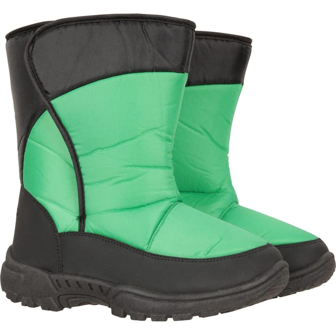 Mountain Warehouse Kinderen/Kinderen Caribou Adaptieve Gestreepte Snowboots (Groen)