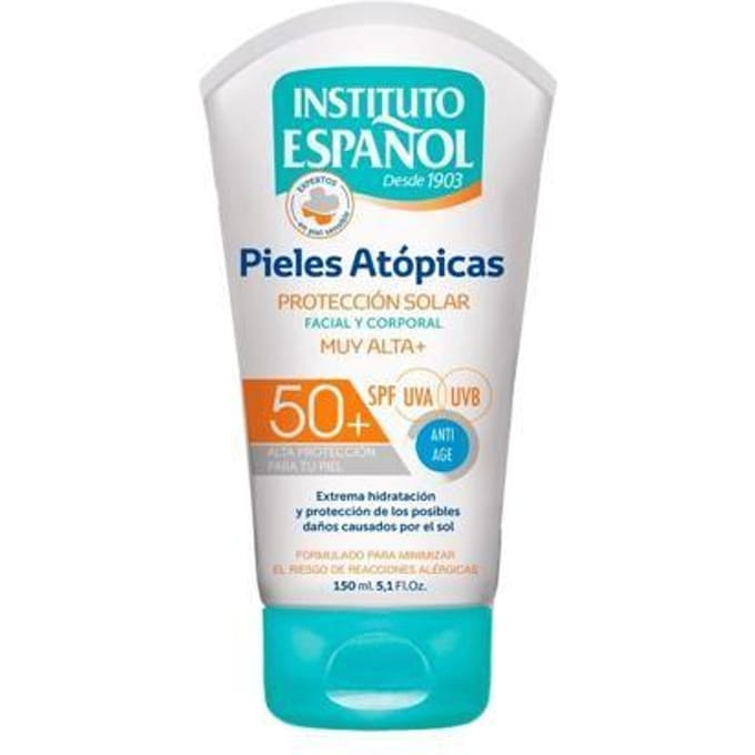 Protection solaire - INSTITUTO ESPAÑOL - SPF 50+ - 150 ml - Hypoallergénique - Crème