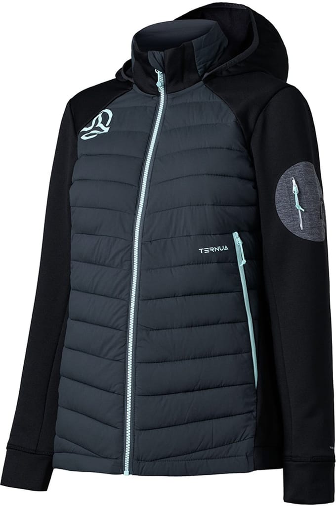 Ternua Yukkon 2.0 Hybrid Jas Zwart M Vrouw