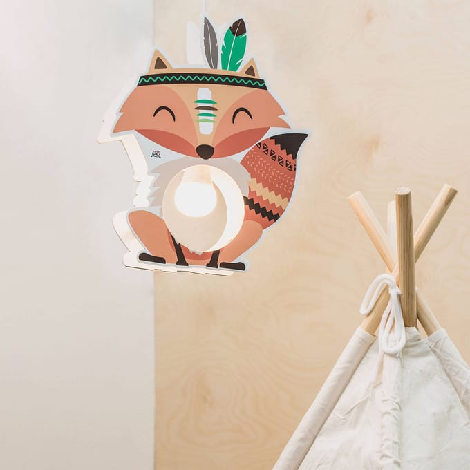 Elobra Hanglamp Little Indians, vos Filip, oranje