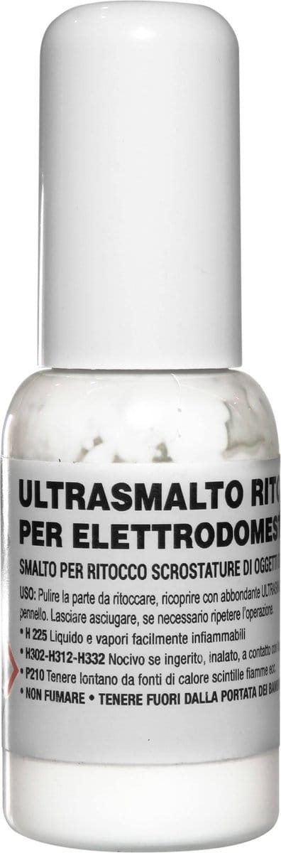 Dparts emaille reparatie lak wit - 20ml - tip repair