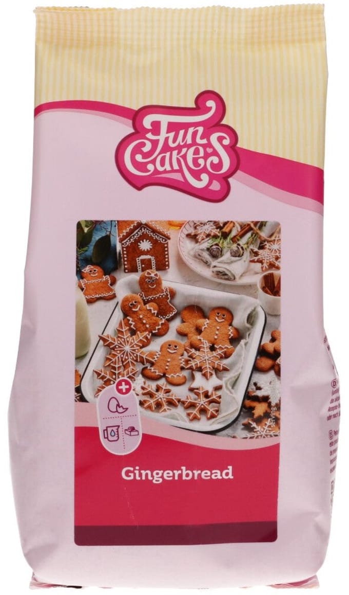 FunCakes Bakmix voor Gingerbread - 500g - Koekjesmix - Cakemix