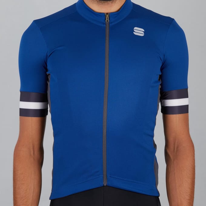 Sportful - Maat S - Kite Fietsshirt Heren - Blauw