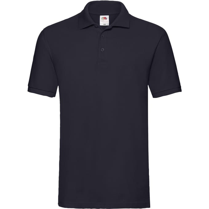 Fruit of the Loom Heren Premium Piqué Poloshirt (Deep Navy)
