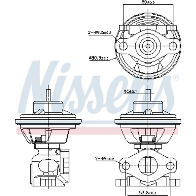 EGR-klep NISSENS 98477