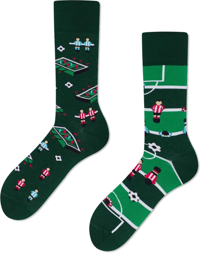 Many Mornings unisex sokken - Foosballgame - Unisex - Maat: 35 - 38