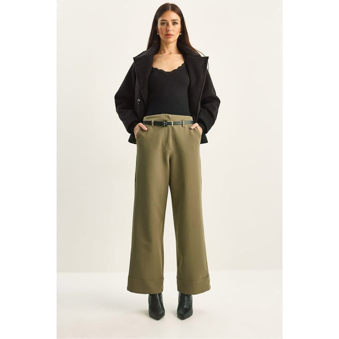 Hoge Taille Wijde Pantalon