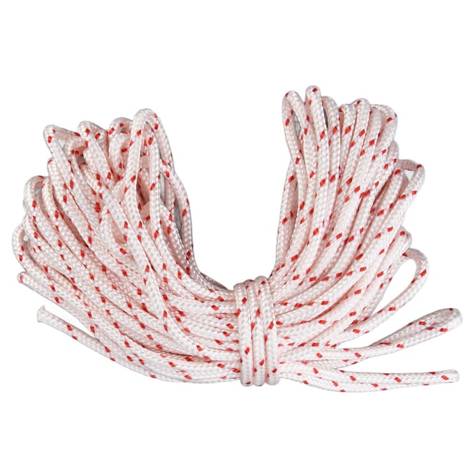 10M Nylon Startertouw Grasmaaier Kettingzaag Trimmer Startertouw Trekkoord Vervanging voor 3.0mm white
