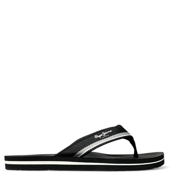 Pepe Jeans West Boat Slippers Zwart EU 43 Man