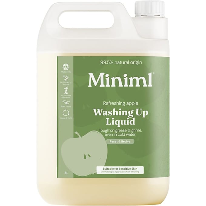 Miniml Afwasmiddel Appel - 5L Refill