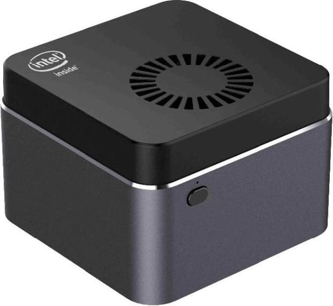 Elementkey iniX Mini PC – Ultra Klein Desktop Computer – Intel Celeron J4125 2.7GHz – 8GB RAM + 256GB SSD – Compact en Krachtig – Zwart