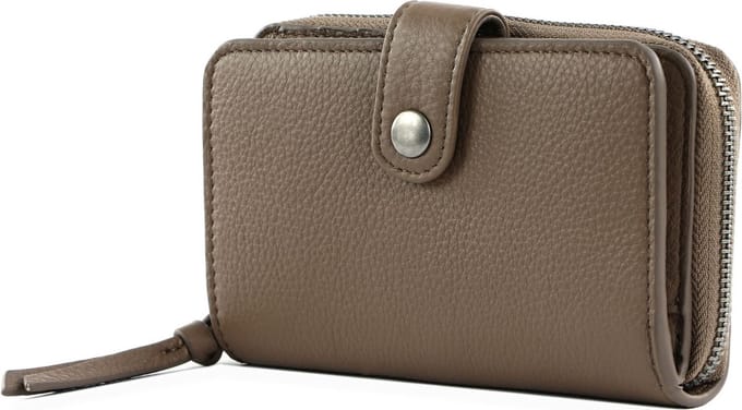 FREDsBRUDER Leren Portemonnee Fosa Wallet Taupe