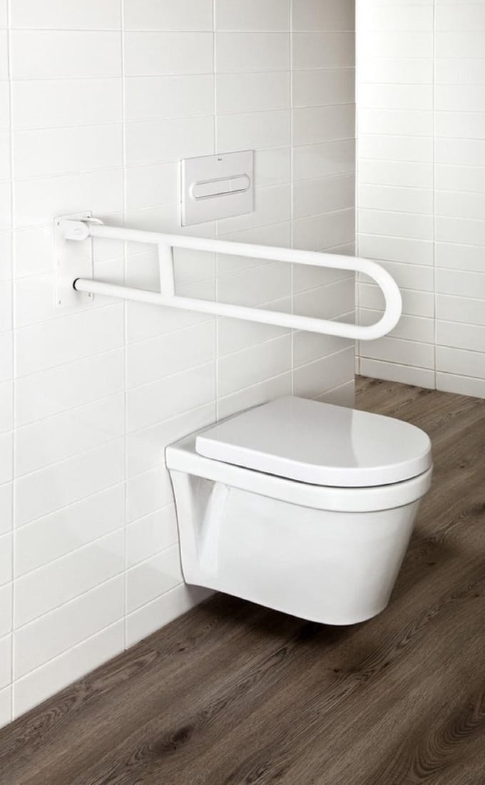 Sanifun Allibert toilet hendelgreep Usis Wit 700
