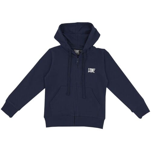 Capuchon sweaters Leone 1947 Girl Hoody Full Zip Foil