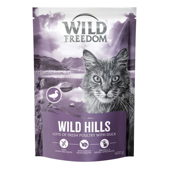Wild Freedom Adult "Wild Hills" met eend - graanvrij recept - 400 g