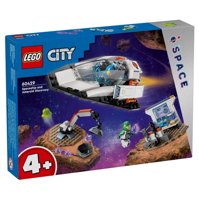 LEGO 60429 City Ruimteschip en ontdekking van asteroïde Ruimte Speelgoed voor Kinderen