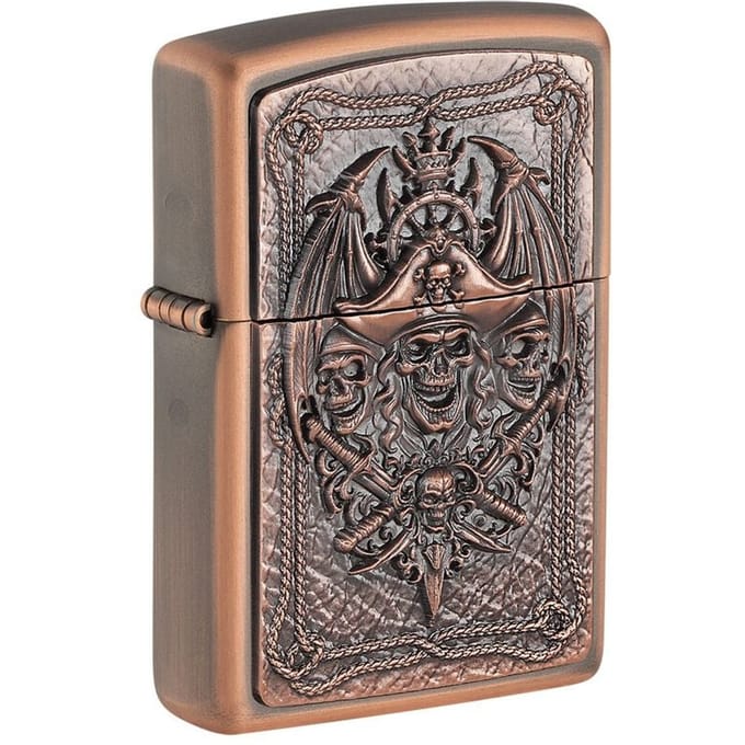 ZIPPO Pirate Skull Limited Edition Emblem Unisex Aansteker - Neutraal - Standard
