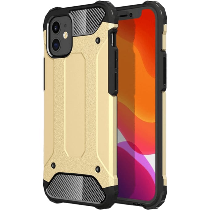 CaseBody iPhone 12 Mini Shockproof Hoesje Goud
