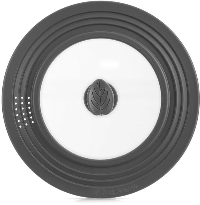 Deksel Glas Silicone Universeel 24/26/28 cm - Pannendeksel - Pandeksel - Potdeksel