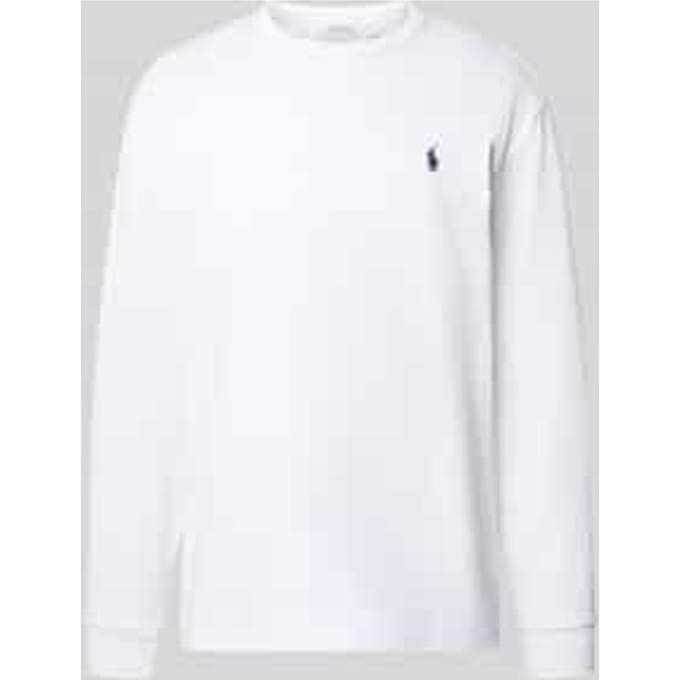 Shirt met lange mouwen met labelstitching