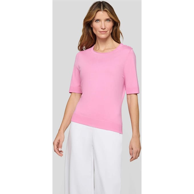 Lichte pullover met veel viscose - rosé - Gr. 46 van Goldner Fashion