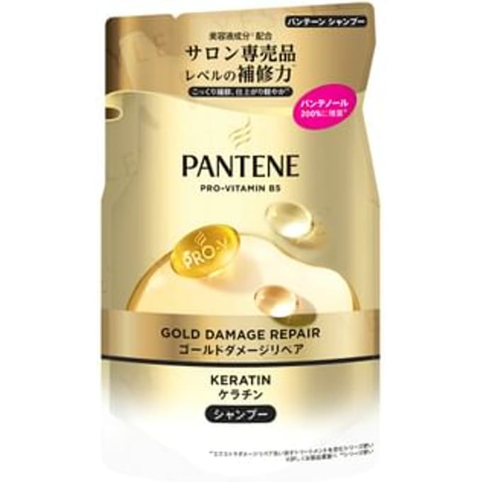 PANTENE Japan - Gold Damage Repair Shampoo Refill 260g