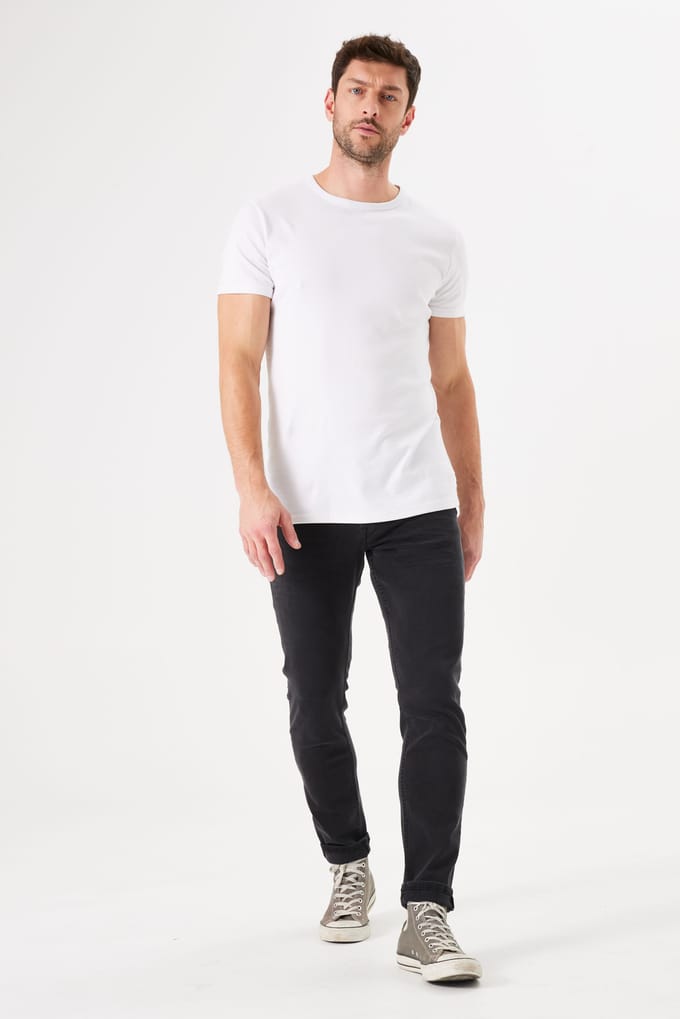 GARCIA Rocko Heren Slim Fit Jeans Zwart