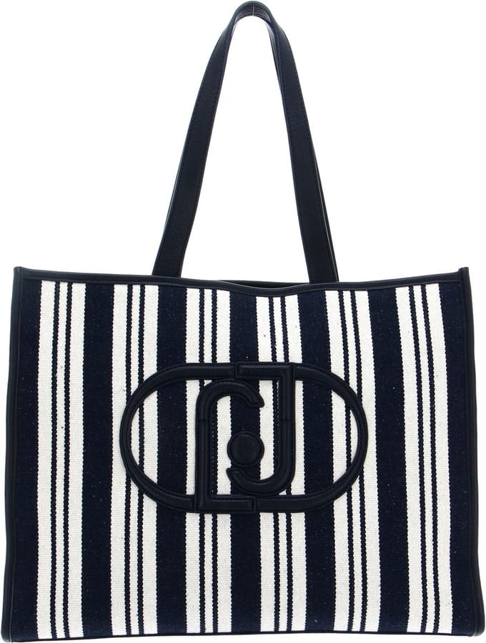 LIU JO Schoudertas Shopper Lucente Tote Midnight Donkerblauw