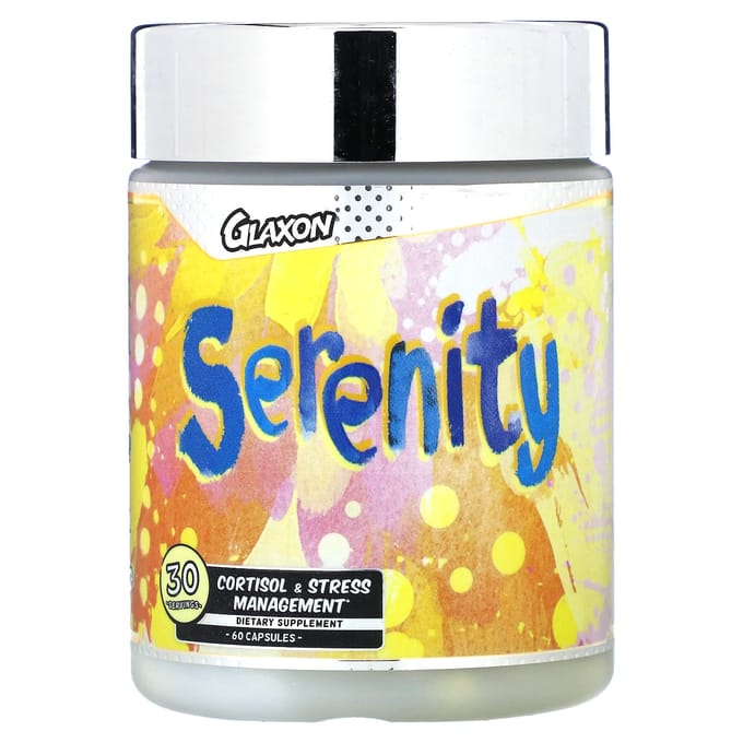 Glaxon, Serinity, Cortisol- en Stressmanagement, 60 capsules