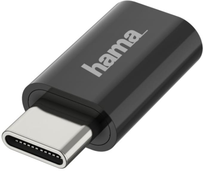 Hama USB 2.0 Adapter [1x Micro-USB-bus - 1x USB-C stekker]