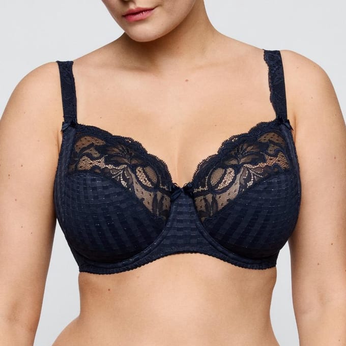 PrimaDonna Madison Beugel Bh 0162121 Velvet Blue - maat EU 75F / FR 90F