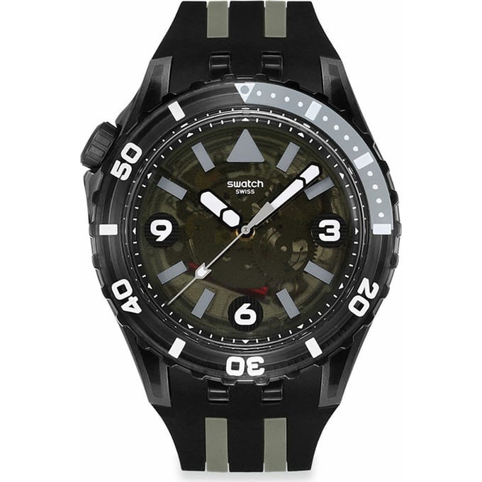 Swatch Scubaqua SSCU09B100 Black Sea Nettle Horloge