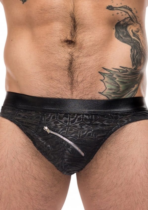 Male Power - Zip Thong - Zwart