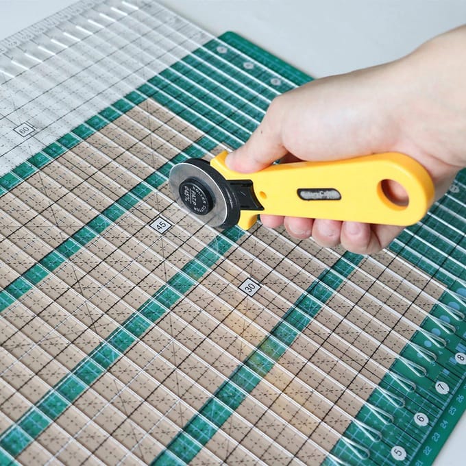 Quiltliniaal Acryl Transparant Quiltliniaal voor Eenvoudig Snijden Quilten Naaien Handwerk transparant