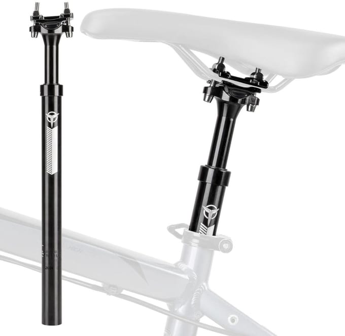 CRLYN® Verende Zadelpen - Zadelstrop Extra Stevig - 120kg - Zwart