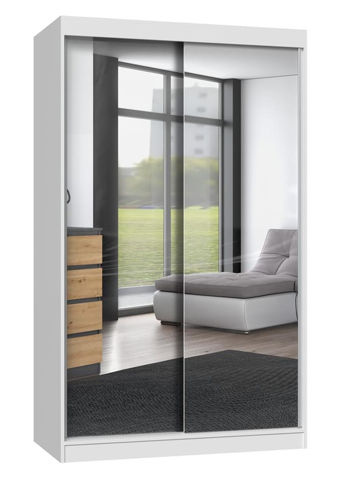 Iga 120A WITTE kledingkast