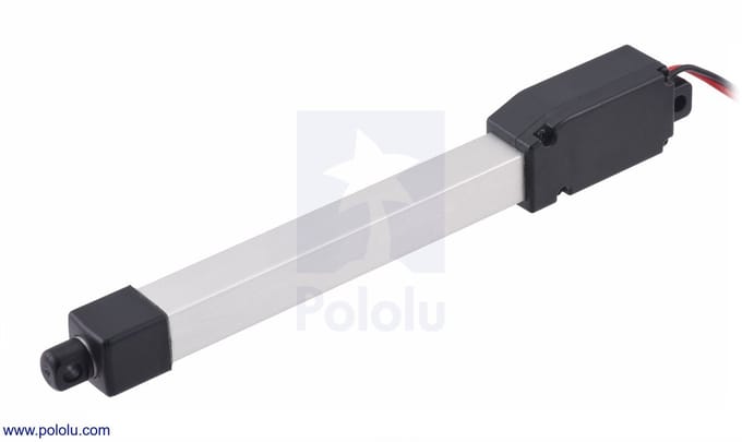 Pololu 4471 – Glideforce GF01‑122110‑1‑66 Micro Linear Actuator 100 mm, 12 V, 8,1 kgf, met eindschakelaars
