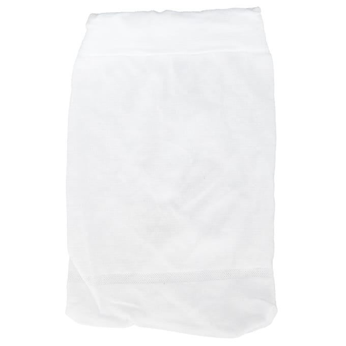 Sac filtrant micro pour écumoire de piscine, sacs filtrants à poussière en maille, fournitures de nettoyage de remplacement white