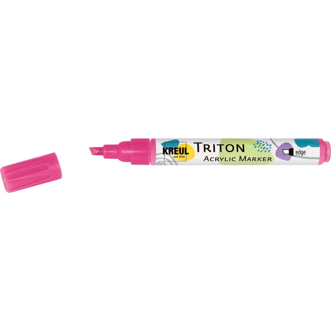 KREUL Triton Acryl Marker "edge" - Violetrood