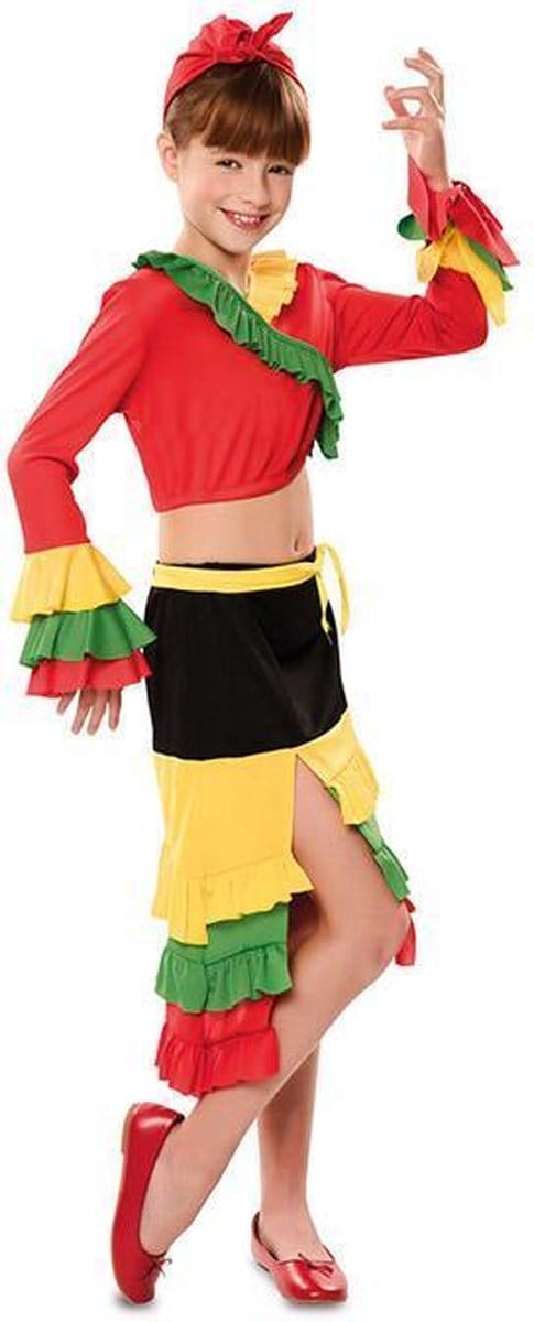 Rumba Danseres Kostuum Kind - 7-9 Jaar