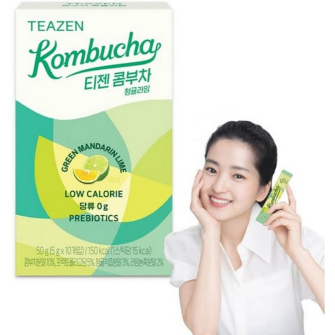 [TEAZEN] Kombucha Thee Groene Mandarijn Limoen #10EA yellow