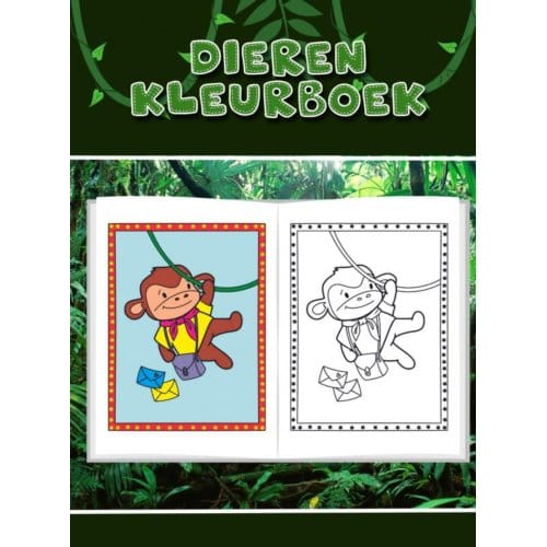 Leuk Dieren Kleurboek Voor Kinderen - Mieke Stevens