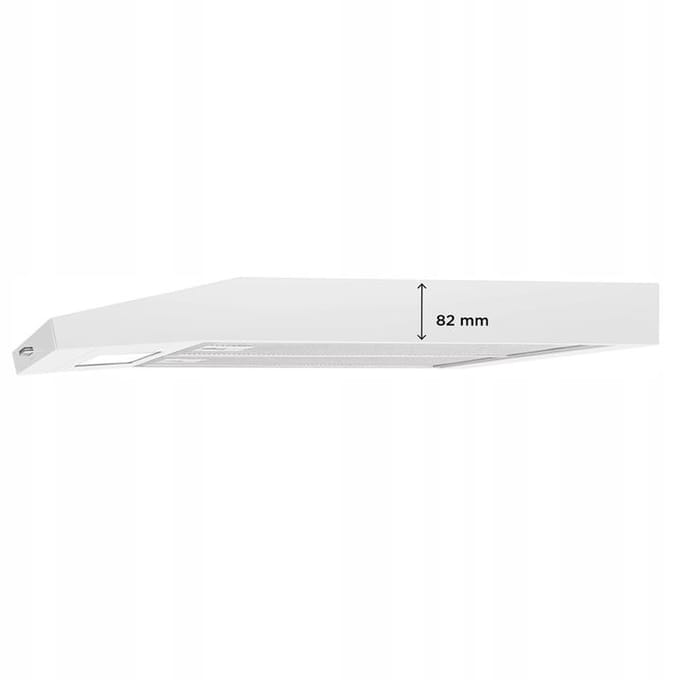Concept OPP1250WH Afzuigkap Muurmontage Wit 136 m³/uur D