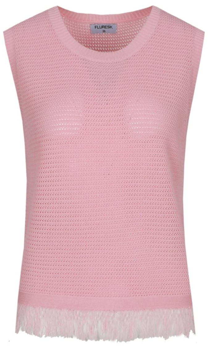 Fluresk Top Aiden Knitting Top 26zflf05 244 Blush Peach Dames Maat - 34