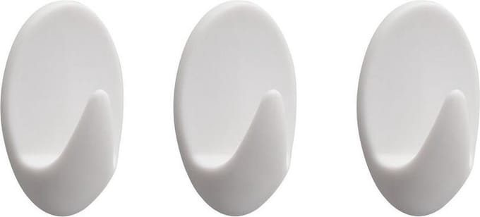 Tiger Haak Baseline Oval L - Wit - 3 stuks