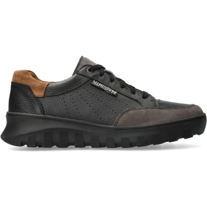 Mephisto Flynn - heren sneaker - Grijs - maat 47 (EU) 12 (UK)